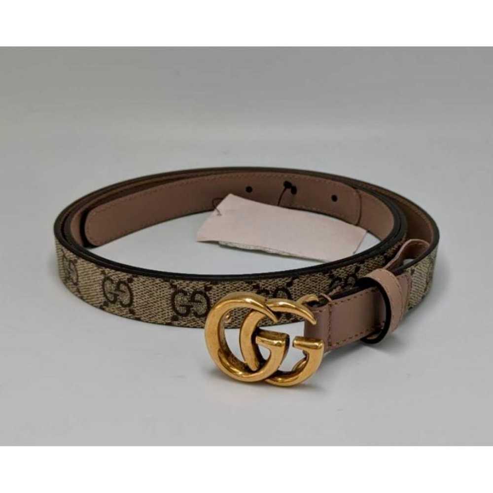 Gucci Gg Buckle leather belt - image 2