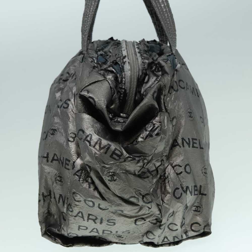 Chanel CHANEL Unlimited Tote Bag Nylon Silver CC … - image 3