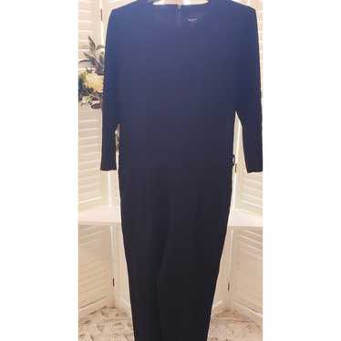 MADEWELL BLACK PANTSUIT ZIP BACK SCOOP NECK SIZE 4