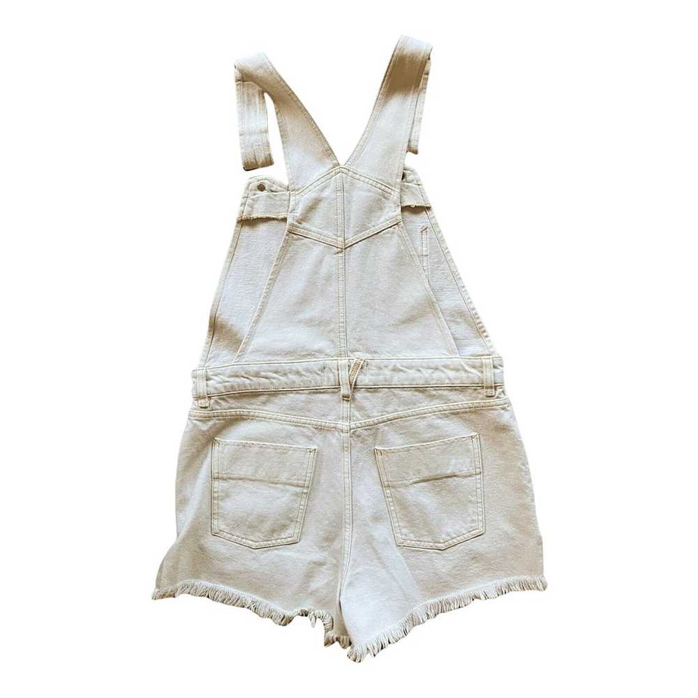 FREE PEOPLE Sunkissed Denim Short Overalls Front … - image 6