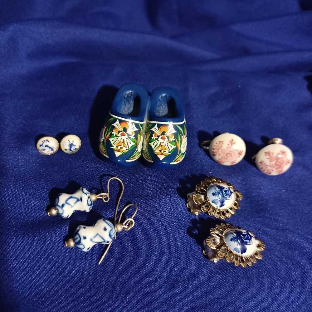 Holland Delft Jewelry Lot *READ* - image 1