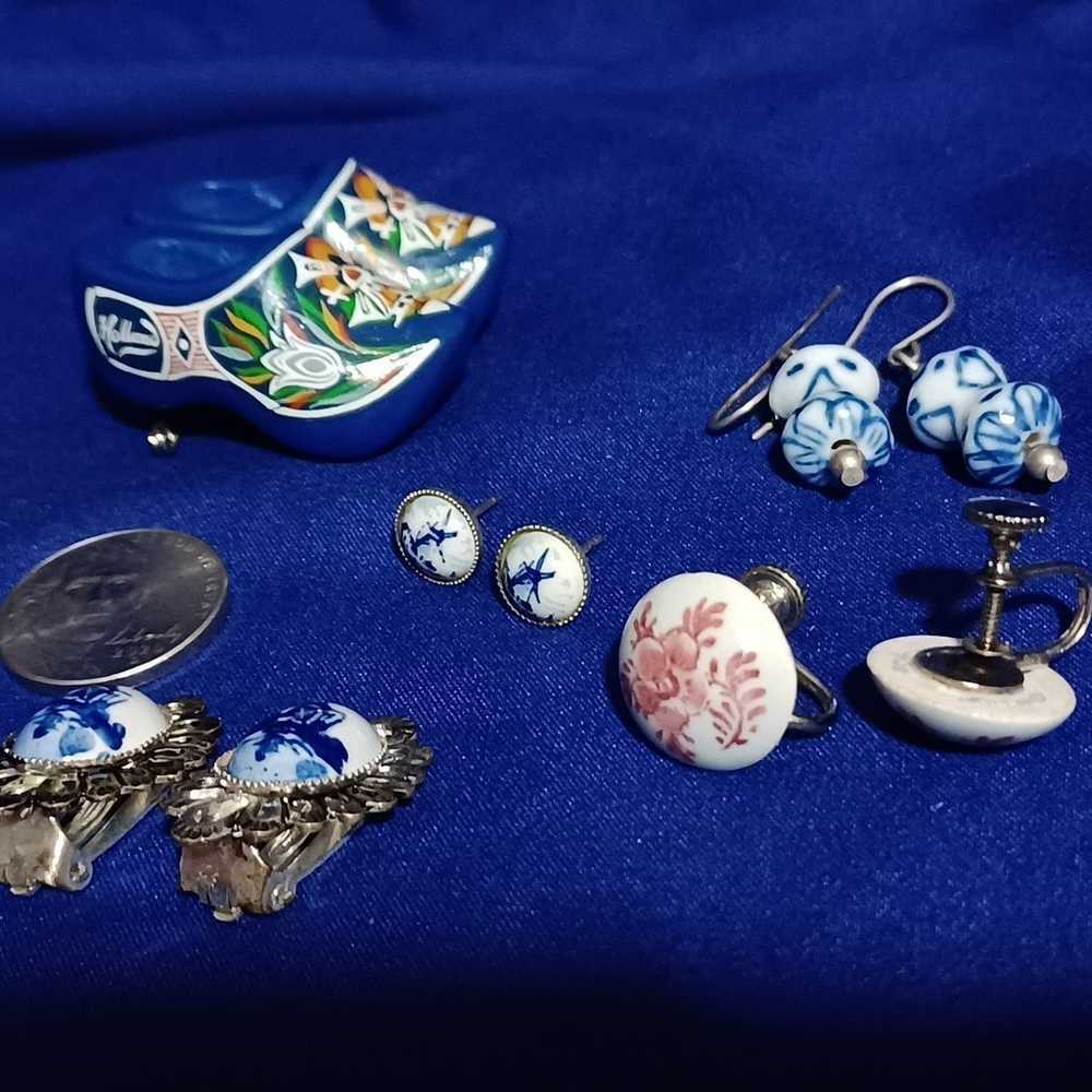 Holland Delft Jewelry Lot *READ* - image 8