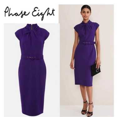 Phase Eight Purple Size 7 Tight Dress One-Piece