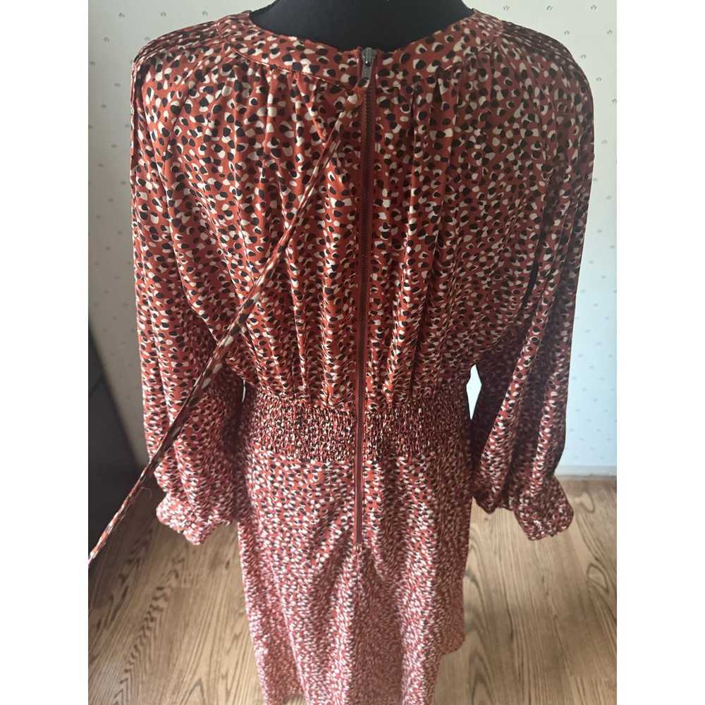 BB DAKOTA Rusty Orange Animal Print Long Sleeve M… - image 6