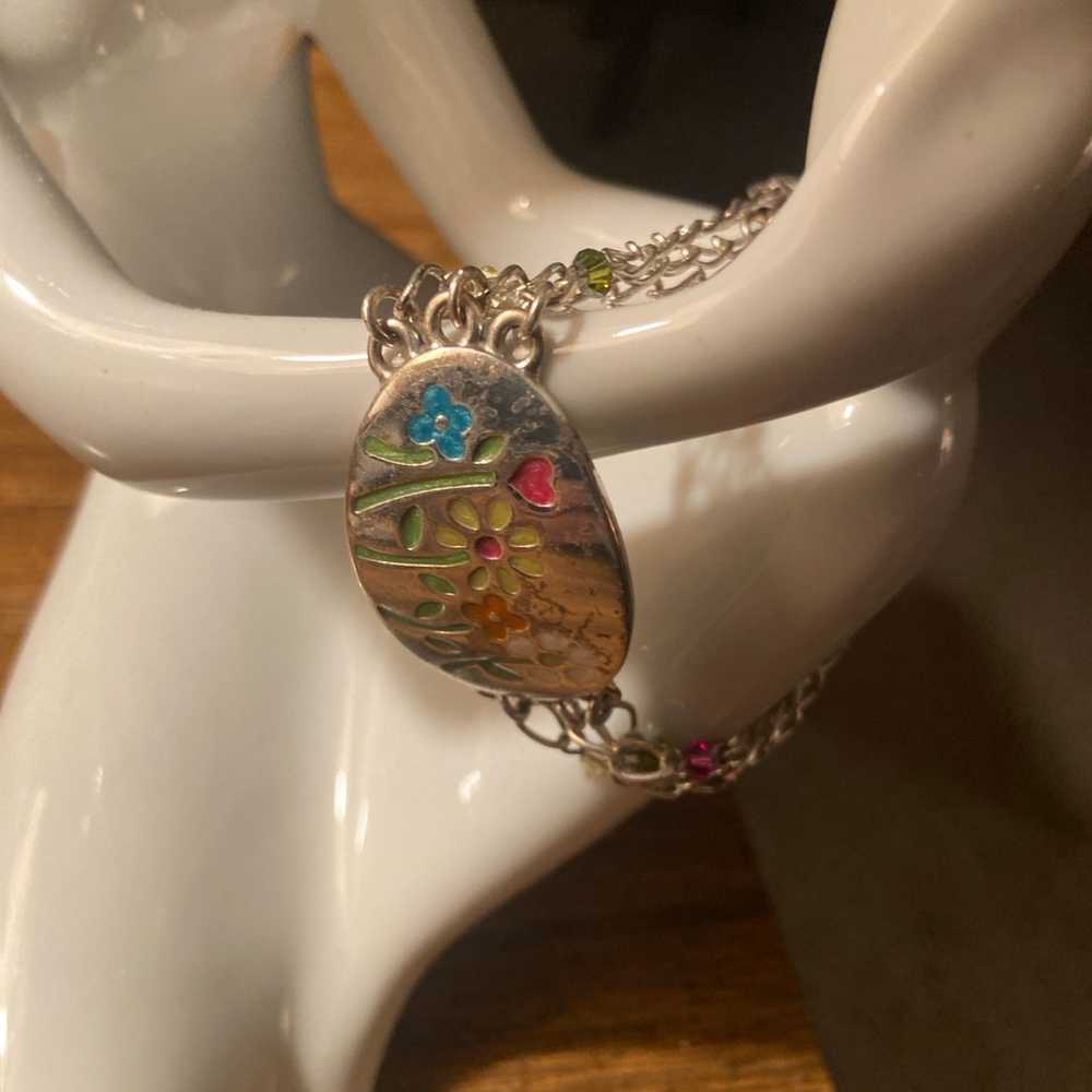 Brighten Bracelet with flowers in good condition - image 4