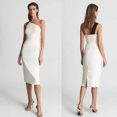 NWOT Reiss Riana One Shoulder Sheath Dress 4