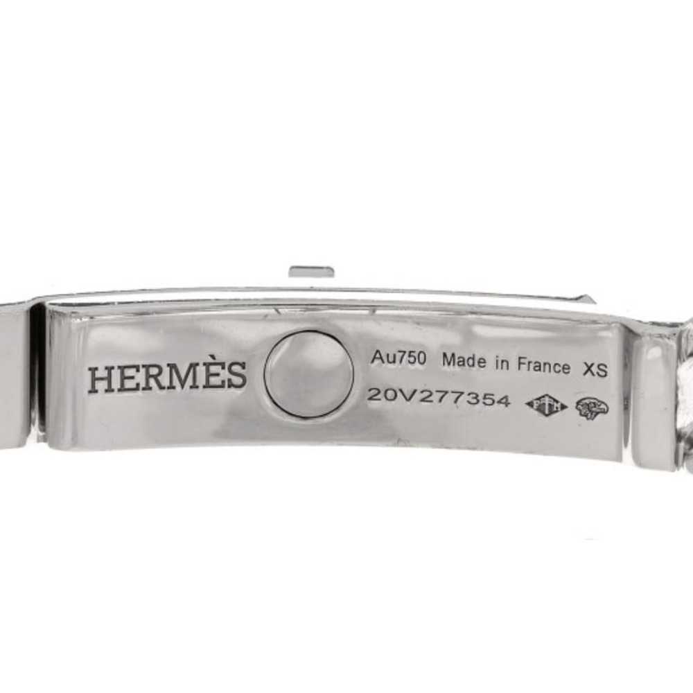 Hermès Kelly Chaîne white gold bracelet - image 2