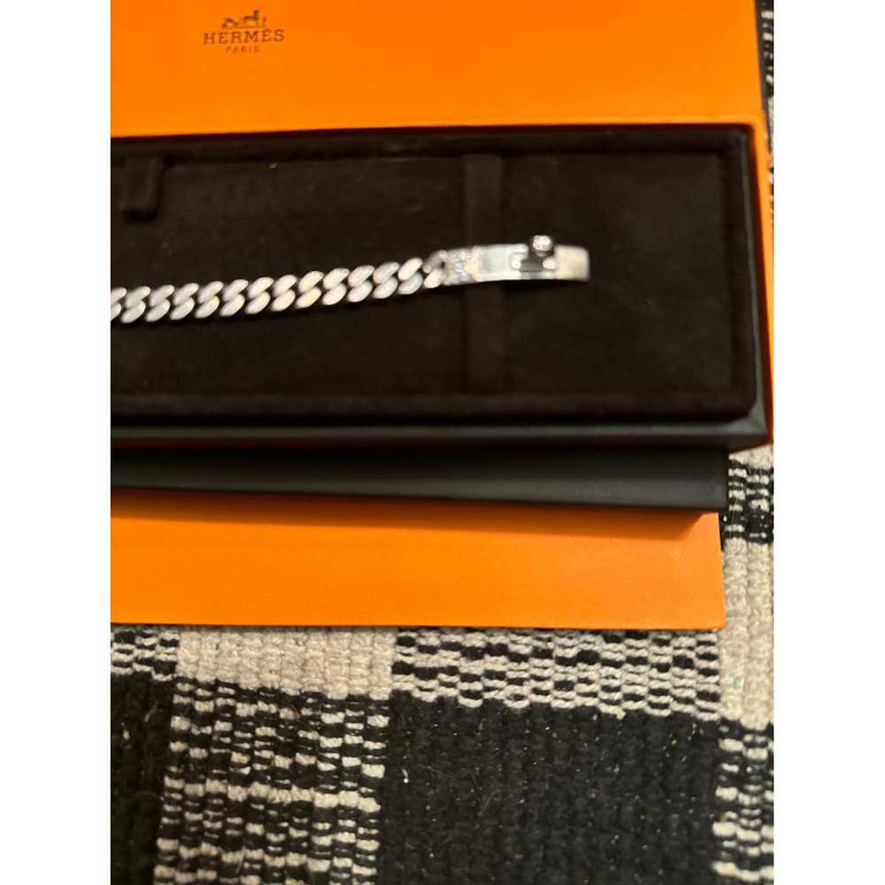 Hermès Kelly Chaîne white gold bracelet - image 7