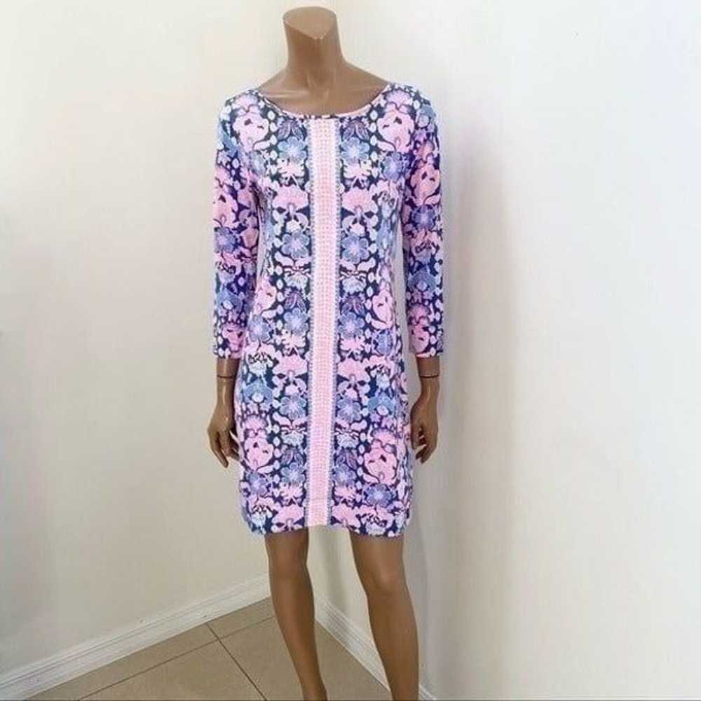 Lilly Pulitzer Marlowe Blue Mini Dress S - image 4