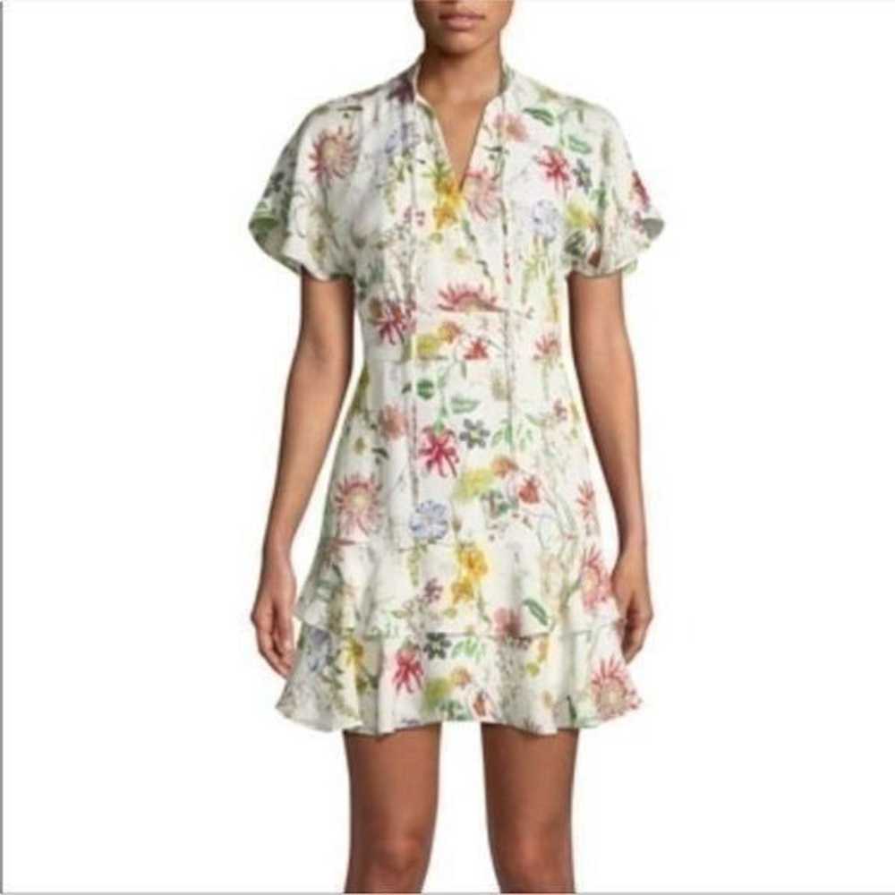 Revolve Parker Natalie Floral Silk Mini Dress | S… - image 2