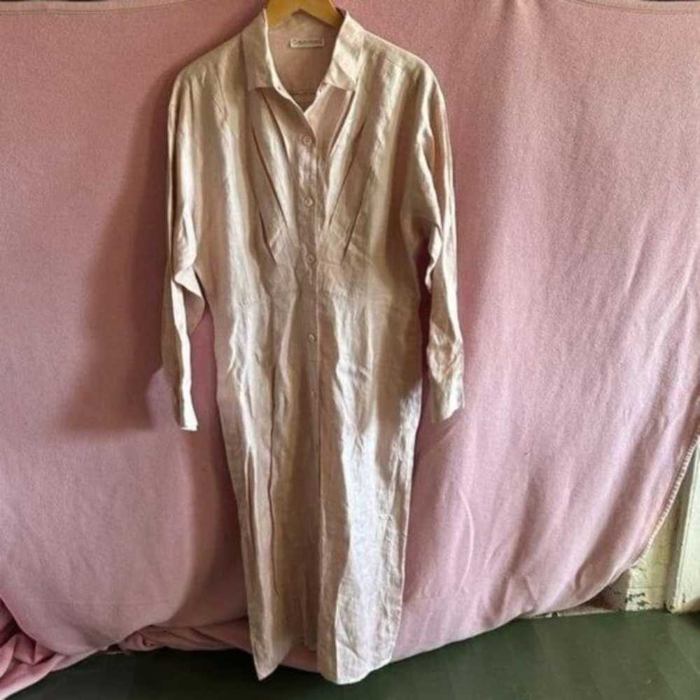 Calvin Klein Linen Dress - image 1