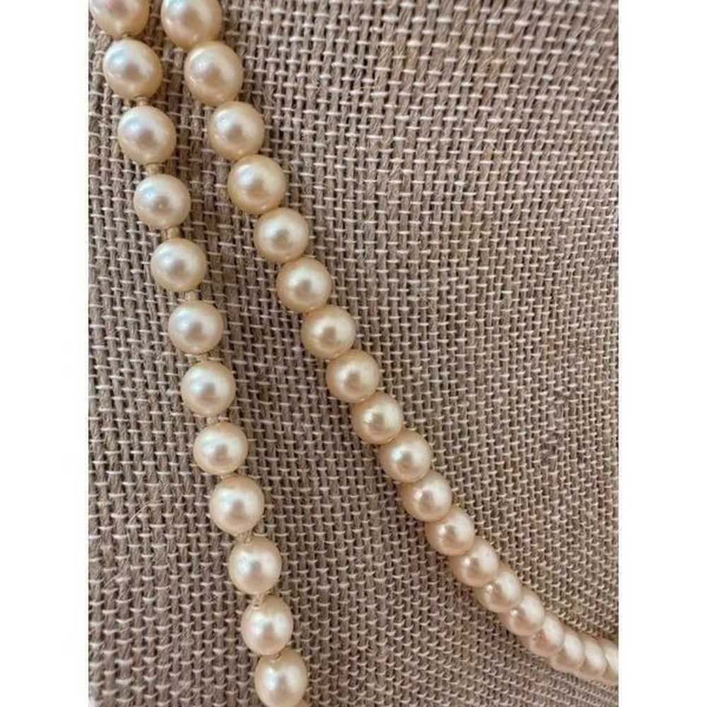 Vintage 50s Japan Faux Pearl Necklace Bundle - image 4