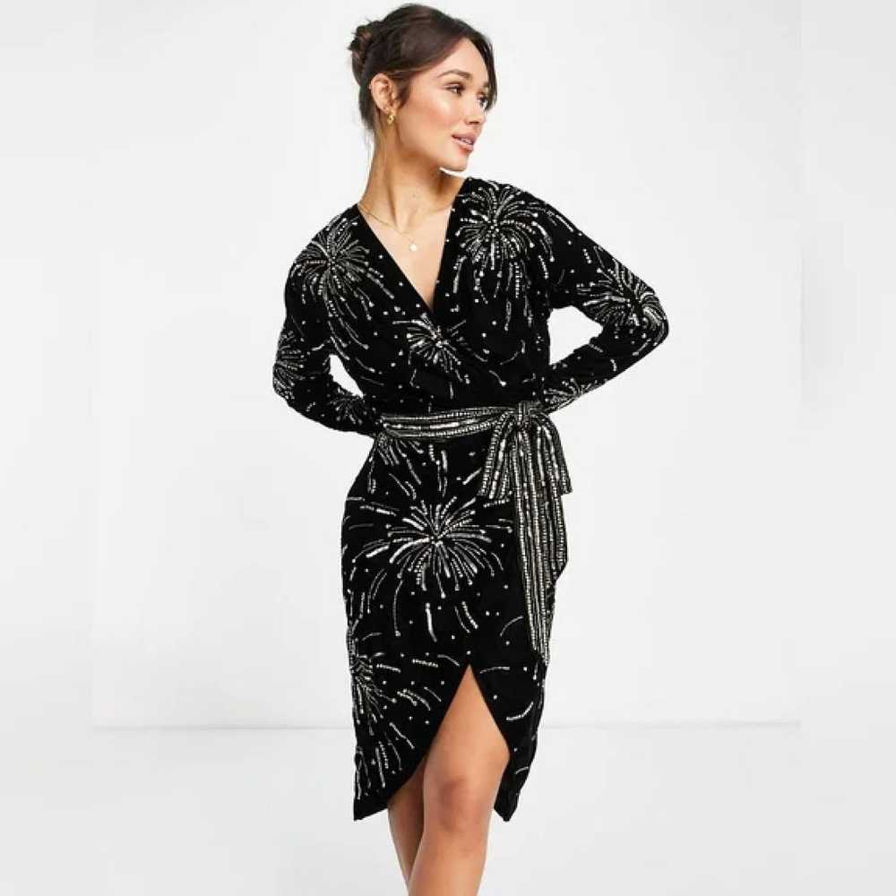 ASOS Black Velvet New Years Eve Celestial Firewor… - image 12