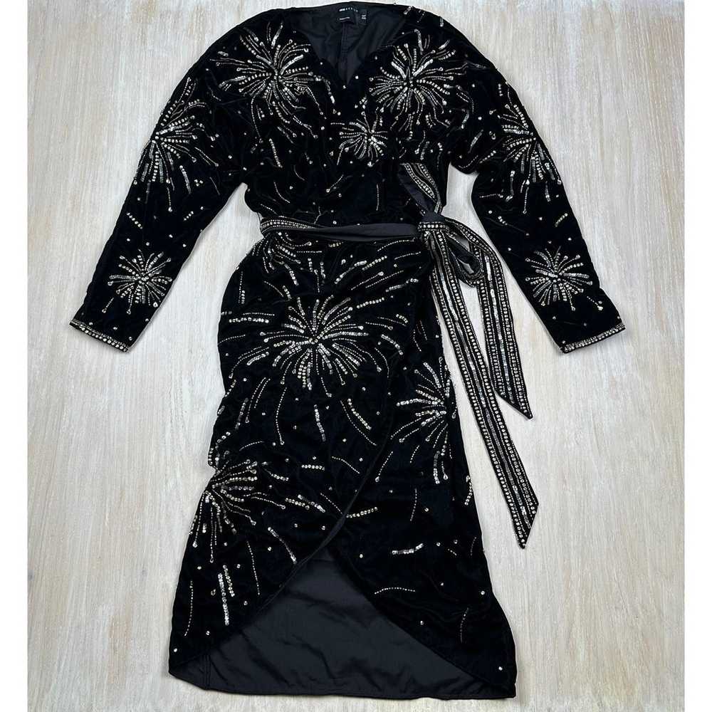 ASOS Black Velvet New Years Eve Celestial Firewor… - image 1