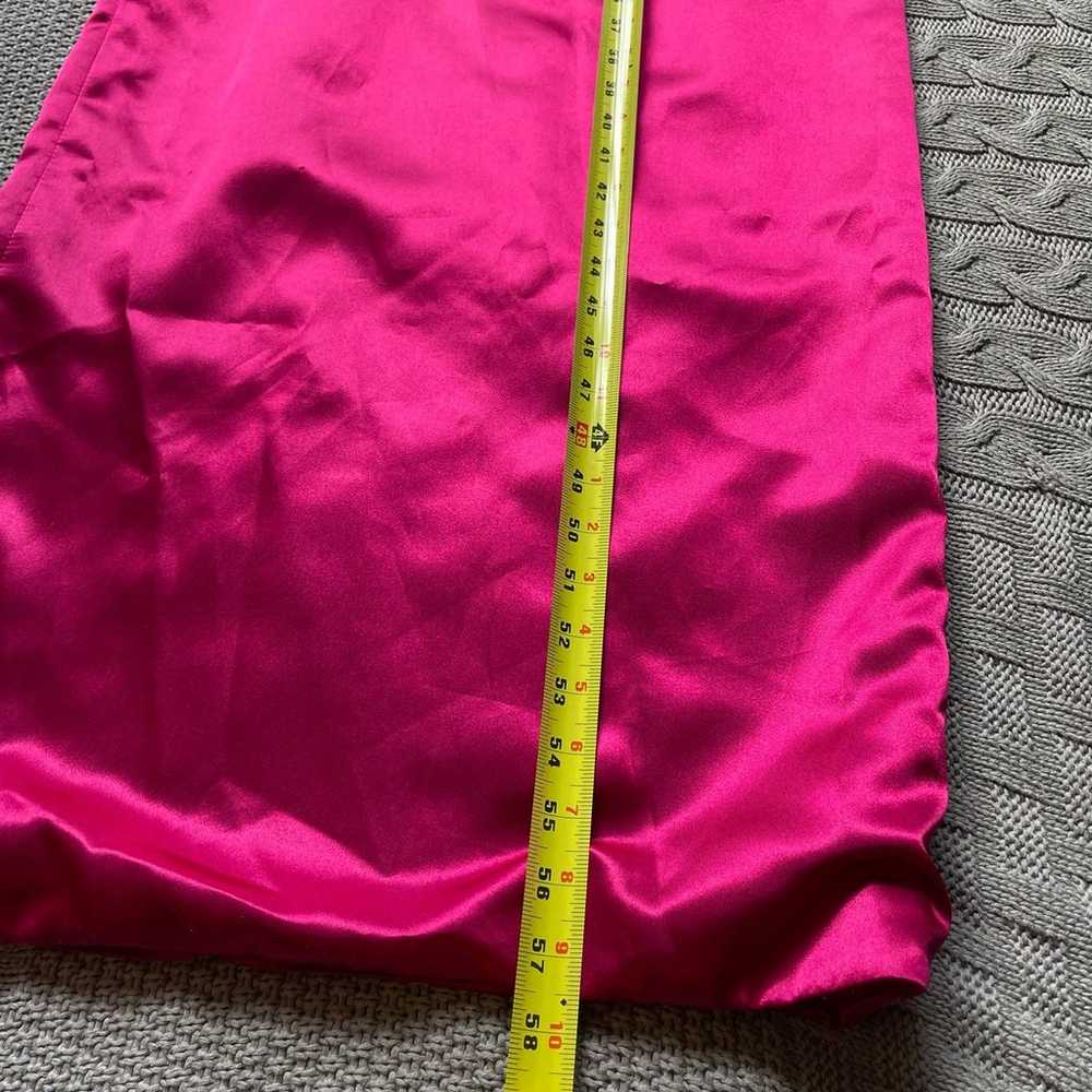 1980s/1990s Vintage Mike Benet Formals Hot Pink S… - image 9