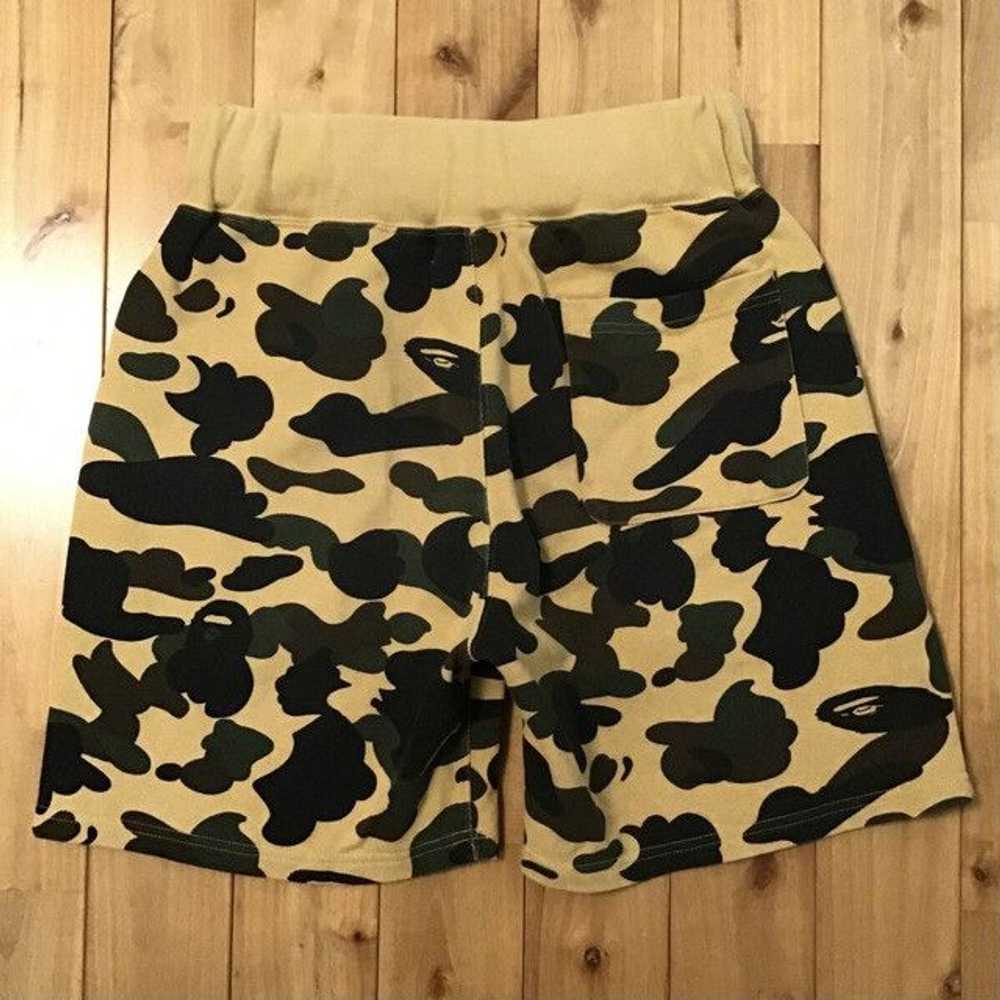 Bape BAPE Sweat shorts 1st camo yellow a bathing … - image 2