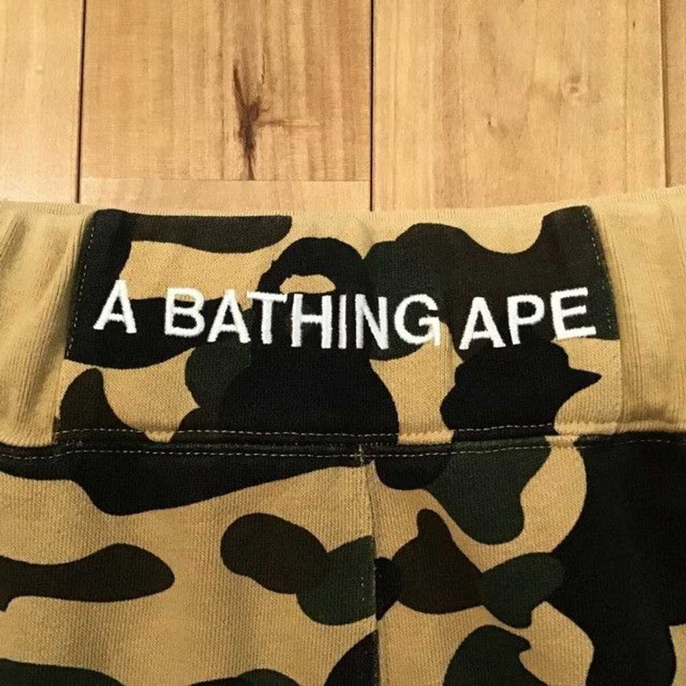 Bape BAPE Sweat shorts 1st camo yellow a bathing … - image 3