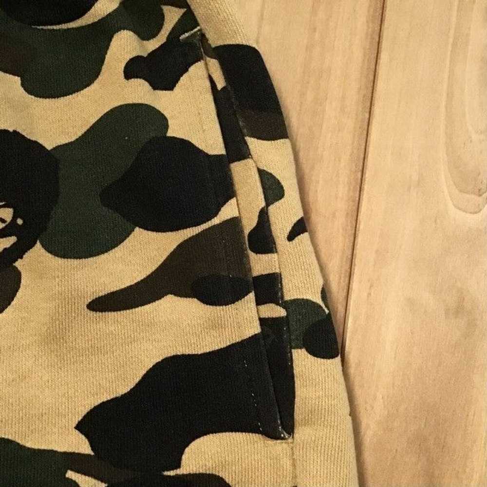 Bape BAPE Sweat shorts 1st camo yellow a bathing … - image 4