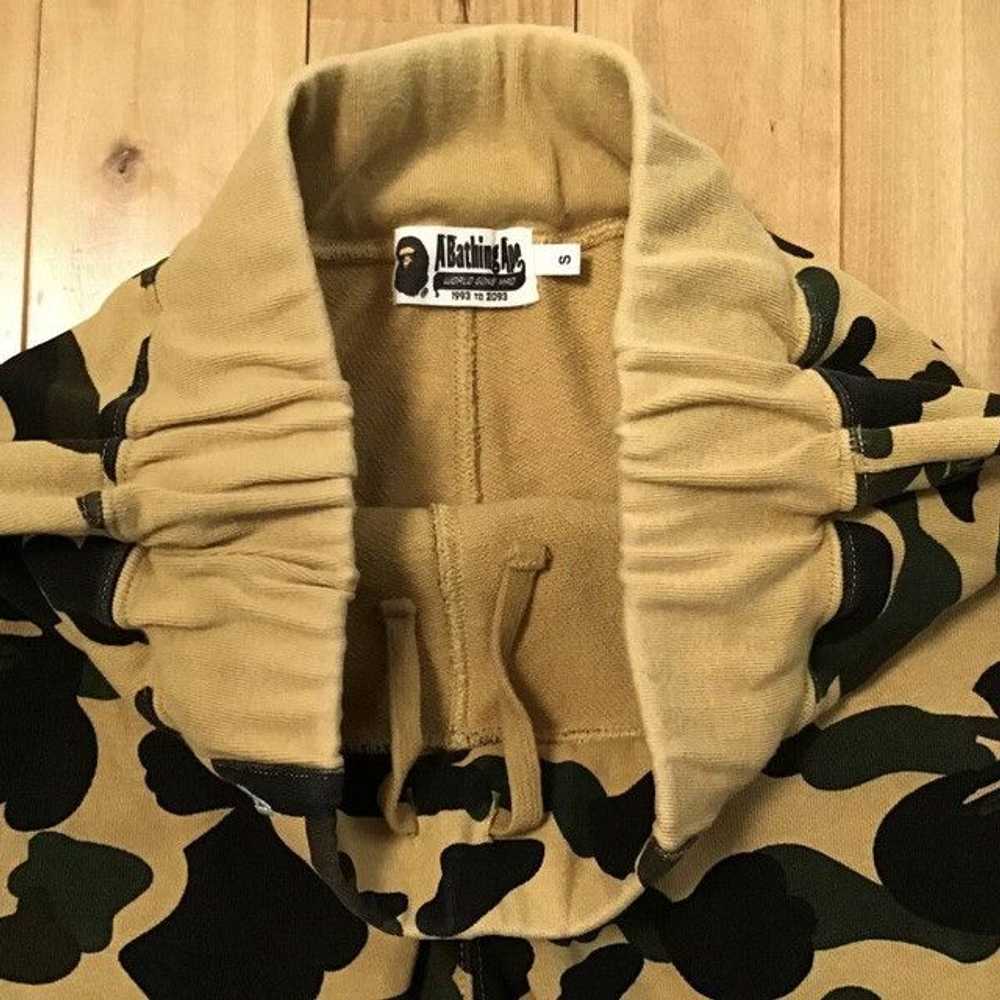 Bape BAPE Sweat shorts 1st camo yellow a bathing … - image 6