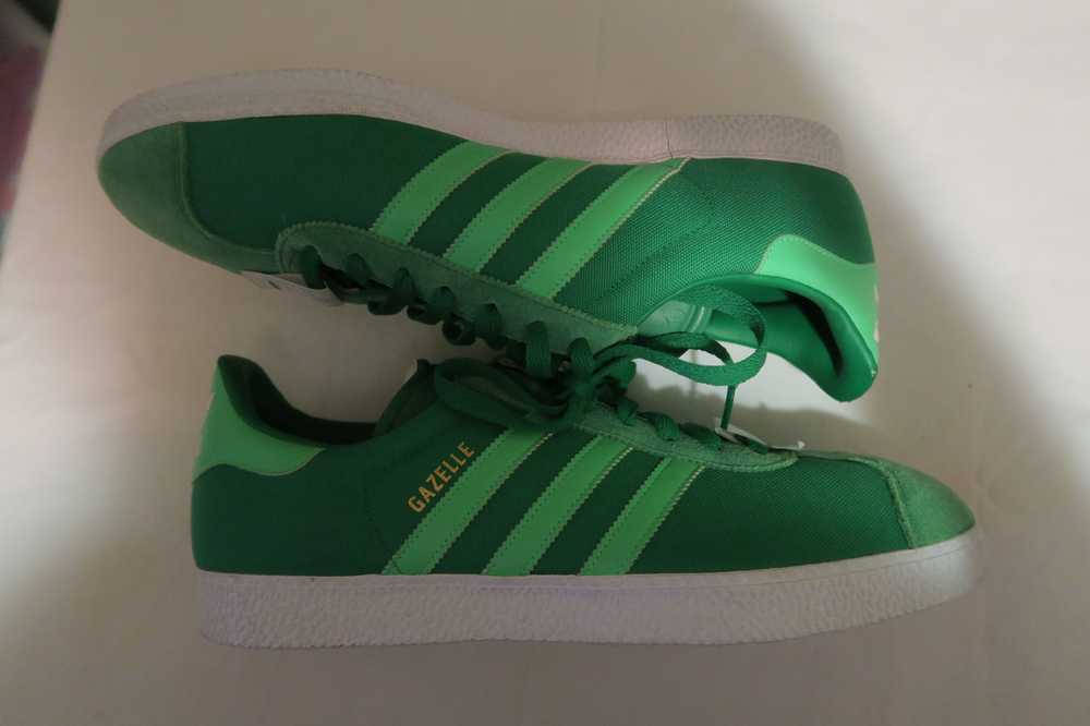 Adidas Adidas Gazelle 2 Shoes Fairway Green Zest … - image 12