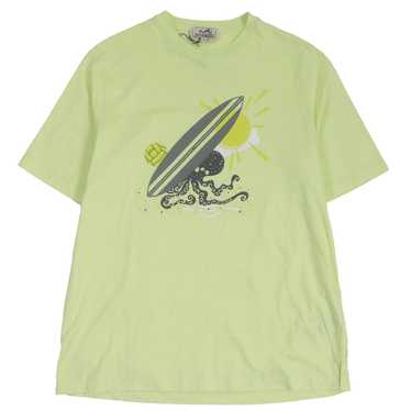 HERMES Short sleeve T-shirt cotton Light yellow P… - image 1