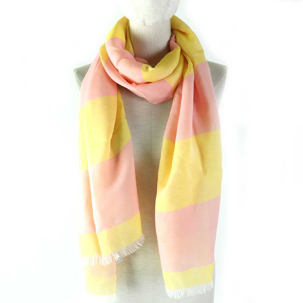 HERMES Stall silk Pink Yellow - image 2