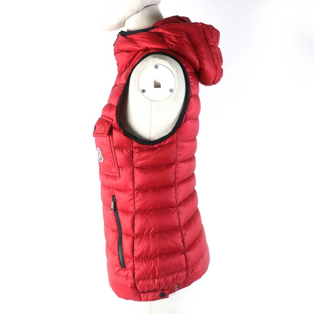 MONCLER Down vest Nylon Red GLYCO - image 2