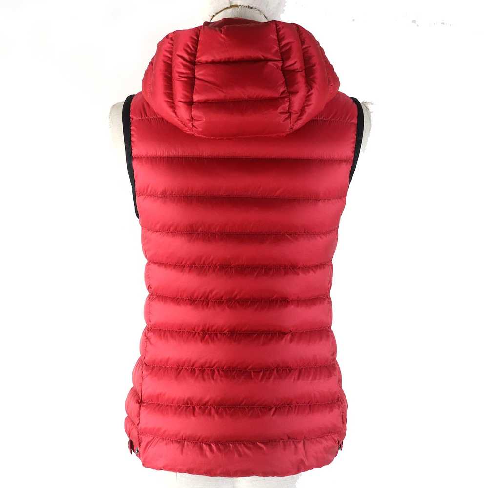 MONCLER Down vest Nylon Red GLYCO - image 3