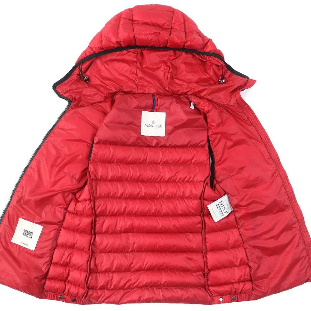 MONCLER Down vest Nylon Red GLYCO - image 4