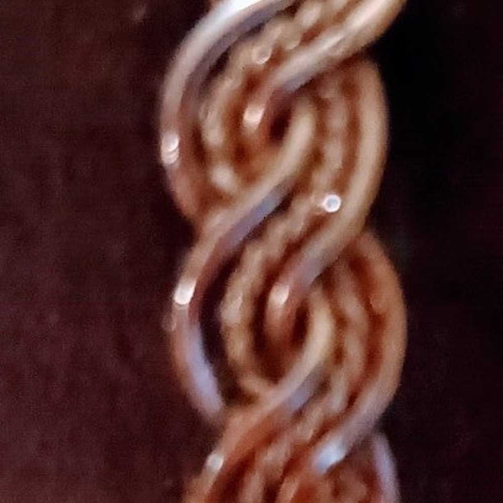 Vintage Sterling Silver swirl  Oriental style  Ba… - image 2