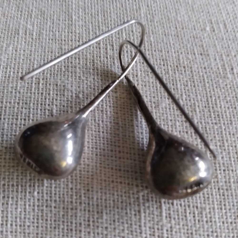 Vintage 925 Mexico teardrop earrings for pierced … - image 1