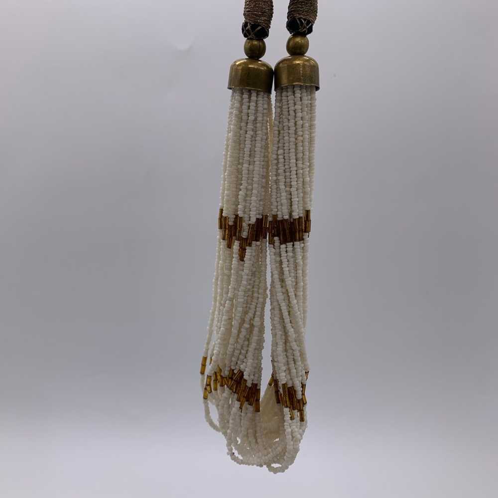 VTG. 34 Strands Roped Micro Beaded Torsade Choker… - image 4