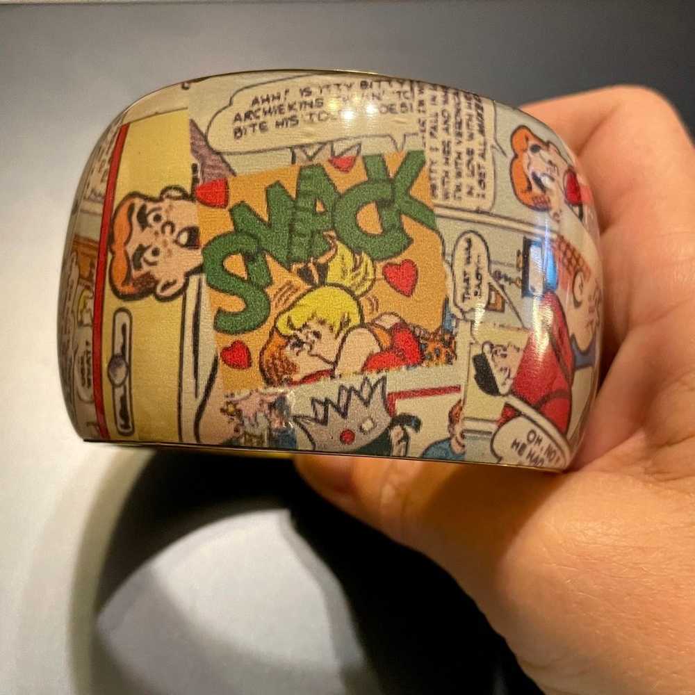 Vintage Archie Comic Thick Bangle Bracelet - image 4