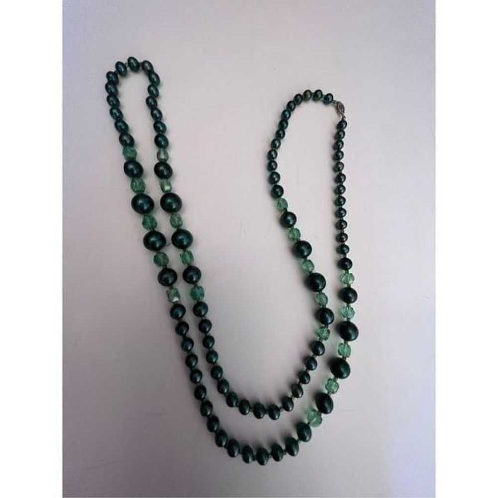 Women’s Green Fantastic Vintage Jewelry Pearl Bea… - image 3