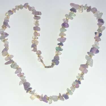 14kt GF Gold Filled Amethyst Purple Semi Precious… - image 1