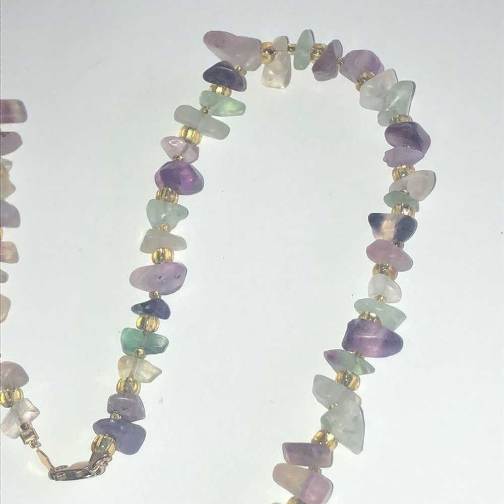 14kt GF Gold Filled Amethyst Purple Semi Precious… - image 5