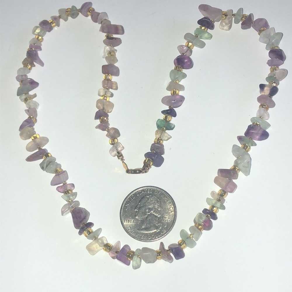 14kt GF Gold Filled Amethyst Purple Semi Precious… - image 8