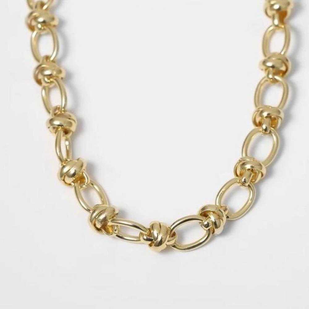 NEW 18K GOLD LAYERED THICK CHAIN CHOKER NECKLACE - image 4