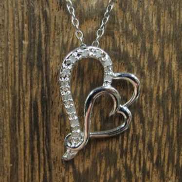 16" Sterling Silver Odd Love Word Pendant Necklace