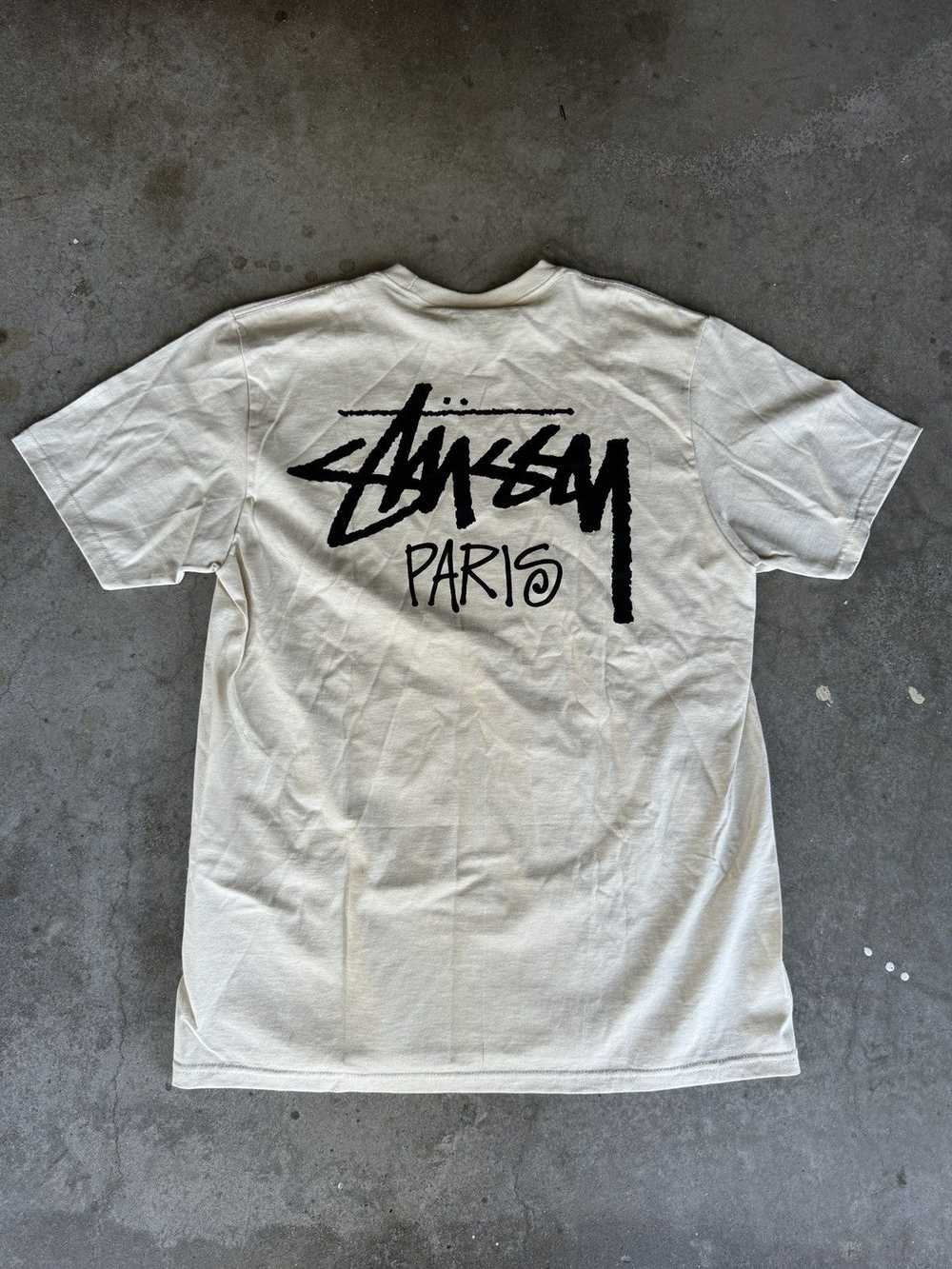 Stussy Stussy Paris Chapter Tee Shirt Cream - image 1