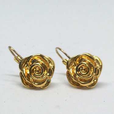 Givenchy vintage flower earrings