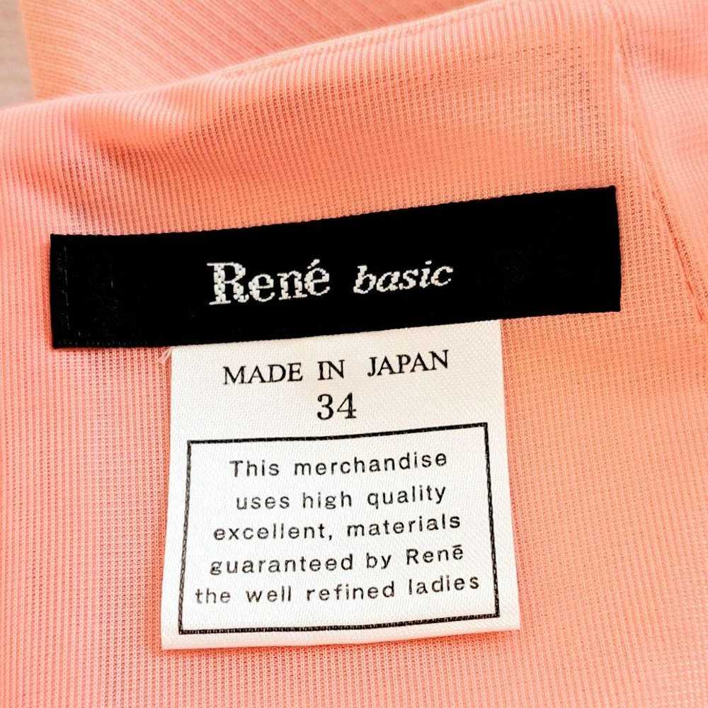 Rene Basic Stretch Flare One-Piece 34 Salmon Pink - image 12