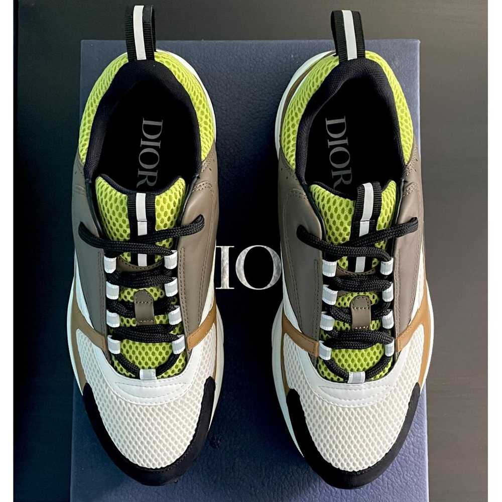 Dior B22 leather low trainers - image 7