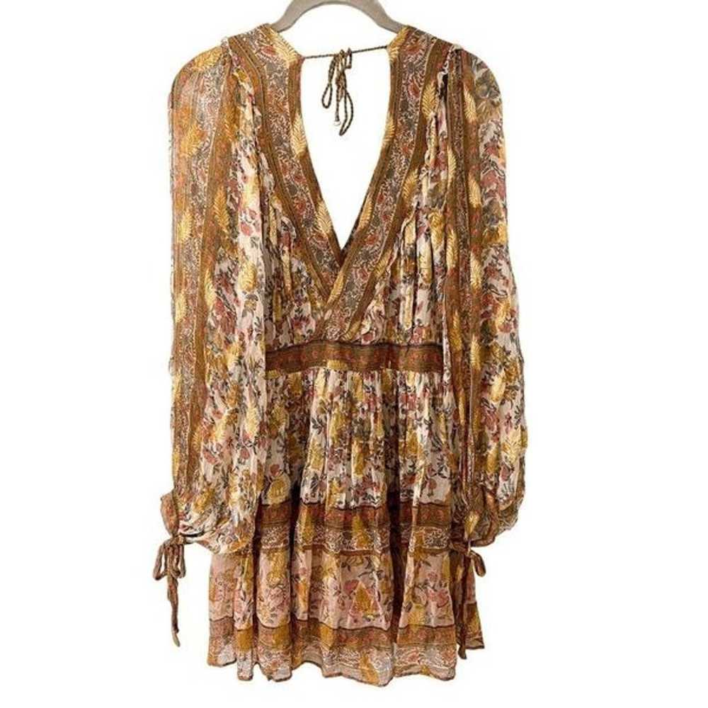 Anthropologie Love Sam Saffron Gold Shimmer Tunic… - image 8