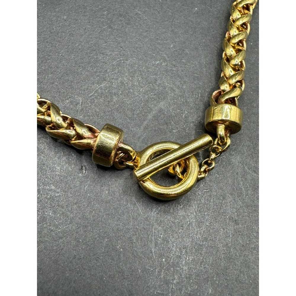 Vintage RLL Ralph Lauren Signed Chunky Gold Tone … - image 5