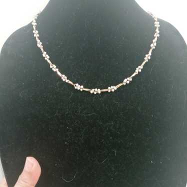 Vintage gold tone necklace