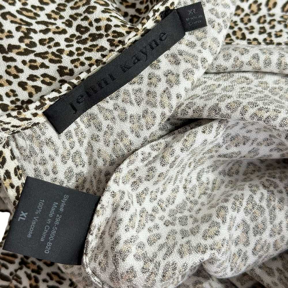 JENNI KAYNE Leopard T-Shirt Dress - XL - image 9