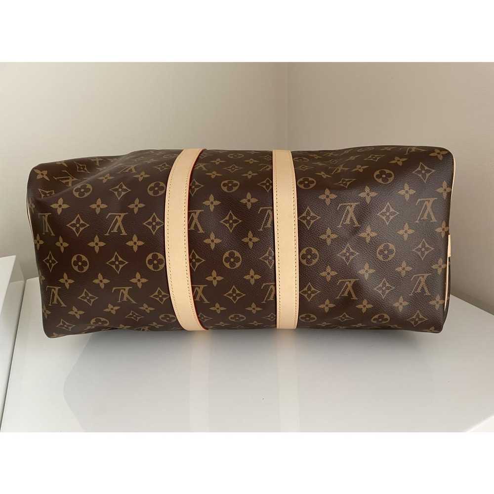 Louis Vuitton Keepall cloth travel bag - image 2