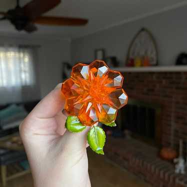 Vintage 70s western germany flower pin