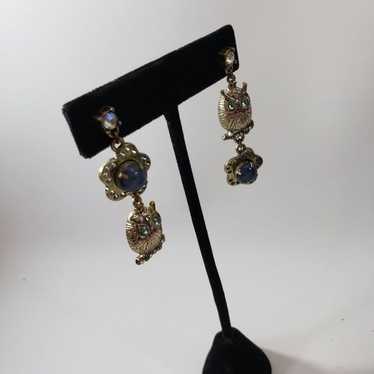 Betsey Johnson Owl earrings